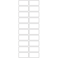 11079 - Label Size 50mm x 26mm - 4740 labels per roll 11079 - Label Size 50mm x 26mm - 4740 labels per roll