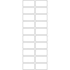 11079 - Label Size 50mm x 26mm - 4740 labels per roll 