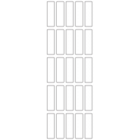11080 - Label Size 15mm x 50mm - 6260 labels per roll