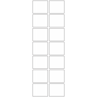 11082 - Label Size 48mm x 40mm - 3220 labels per roll