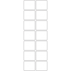 11082 - Label Size 48mm x 40mm - 3220 labels per roll 