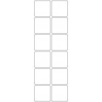 11084 - Label Size 46mm x 46mm - 2840 labels per roll 11084 - Label Size 46mm x 46mm - 2840 labels per roll