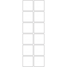 11084 - Label Size 46mm x 46mm - 2840 labels per roll 