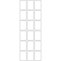 11089 - Label Size 30mm x 43mm - 4510 labels per roll