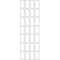 11093 - Label Size 20mm x 38mm - 6640 labels per roll