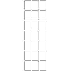 11095 - Label Size 26mm x 37mm - 5260 labels per roll 