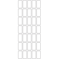 11097 - Label Size 18mm x 36mm - 8770 labels per roll 