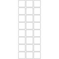 11100 - Label Size 32mm x 32mm - 6010 labels per roll