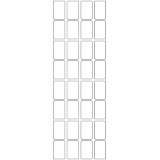 11101 - Label Size 20mm x 32mm - 8020 labels per roll 