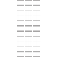 11102 - Label Size 32mm x 20mm - 9090 labels per roll