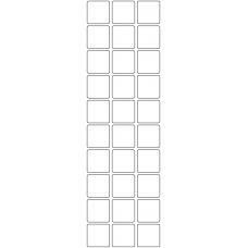 11105 - Label Size 26mm x 26mm - 7110 labels per roll 