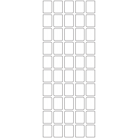 11106 - Label Size 18mm x 25mm - 12530 labels per roll