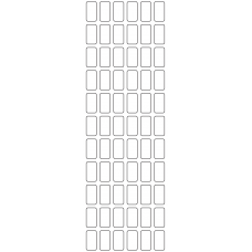 11109 - Label Size 12mm x 23mm - 15650 labels per roll 