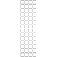 11110 - Label Size 15mm x 15mm - 15430 labels per roll 11110 - Label Size 15mm x 15mm - 15430 labels per roll