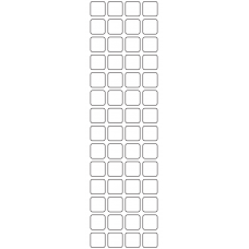 11110 - Label Size 15mm x 15mm - 15430 labels per roll 
