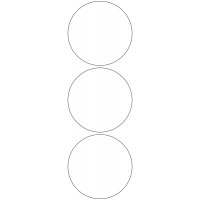 11114 - Label Size 98mm dia - 690 labels per roll