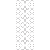 11125 - Label Size 20mm dia - 12130 labels per roll