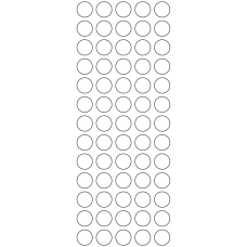 11126 - Label Size 16mm dia - 17910 labels per roll 
