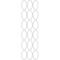 11135 - Label Size 25mm x 45mm - 4270 labels per roll