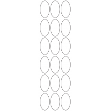 11135 - Label Size 25mm x 45mm - 4270 labels per roll 