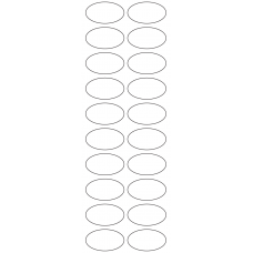11136 - Label Size 45mm x 25mm - 4740 labels per roll 
