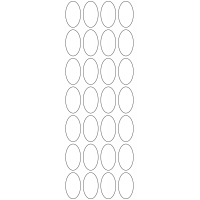 11137 - Label Size 23mm x 40mm - 6430 labels per roll