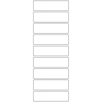 11144 - Label Size 89mm x 25mm - 2480 labels per roll