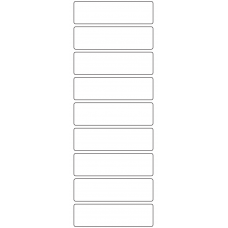 11144 - Label Size 89mm x 25mm - 2480 labels per roll 