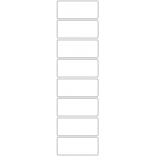 11145 - Label Size 80mm x 35mm - 1840 labels per roll 