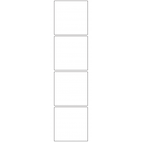 11146 - Label Size 74mm x 74mm - 910 labels per roll