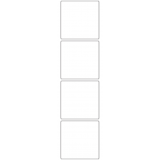 11146 - Label Size 74mm x 74mm - 910 labels per roll 