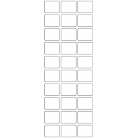 11150 - Label Size 32mm x 26mm - 7110 labels per roll
