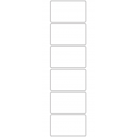 11154 - Label Size 80mm x 48mm - 1360 labels per roll 11154 - Label Size 80mm x 48mm - 1360 labels per roll