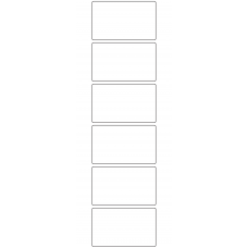 11154 - Label Size 80mm x 48mm - 1360 labels per roll 
