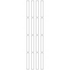 11155 - Label Size 10mm x 70mm - 3790 labels per roll 