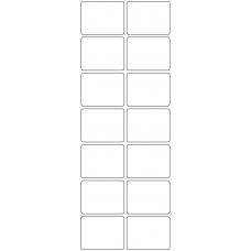11156 - Label Size 51mm x 39mm - 3320 labels per roll 