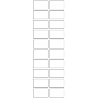 11160 - Label Size 45mm x 26mm - 4740 labels per roll