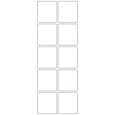 11163 - Label Size 50mm x 55mm - 2370 labels per roll 