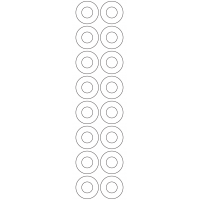 11166 - Label Size 35mm dia - 3640 labels per roll 11166 - Label Size 35mm dia - 3640 labels per roll
