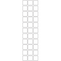 11168 - Label Size 23mm x 23mm - 7820 labels per roll