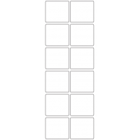 11171 - Label Size 50mm x 45mm - 2840 labels per roll