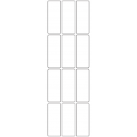 11172 - Label Size 29mm x 74mm - 2730 labels per roll