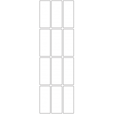 11172 - Label Size 29mm x 74mm - 2730 labels per roll 