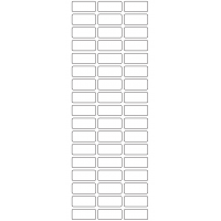 11174 - Label Size 32mm x 14mm - 12090 labels per roll
