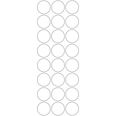 11178 - Label Size 35mm dia - 5450 labels per roll 