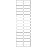 11180 - Label Size 43mm x 15mm - 7590 labels per roll