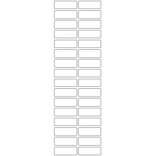 11180 - Label Size 43mm x 15mm - 7590 labels per roll 