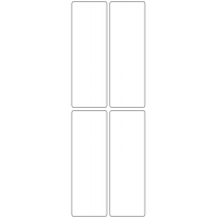11187 - Label Size 45mm x 135mm - 1000 labels per roll