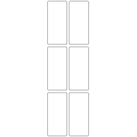 11192 - Label Size 36mm x 80mm - 1650 labels per roll