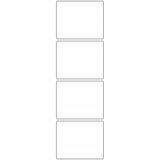 11193 - Label Size 76mm x 60mm - 1100 labels per roll 